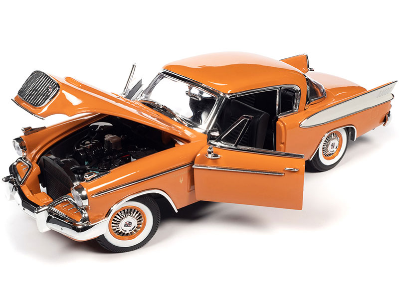 1957 Studebaker Gold Hawk Diecast Model Car By Autoworld