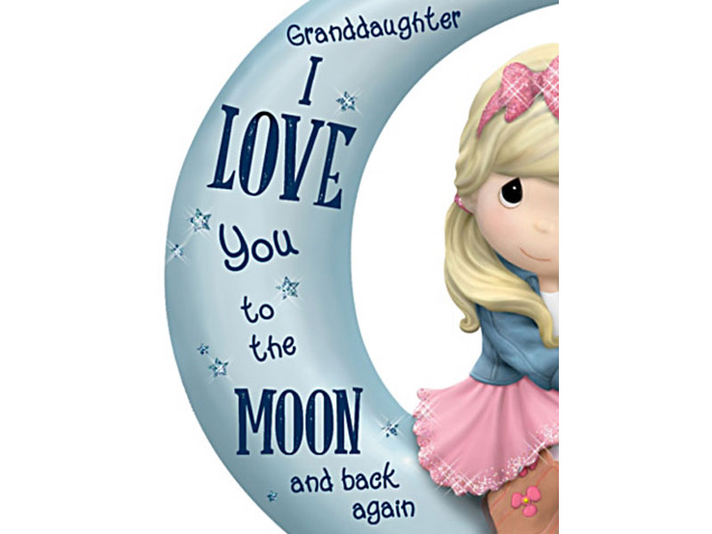 Granddaughter I Love You To The Moon And Back Figurine