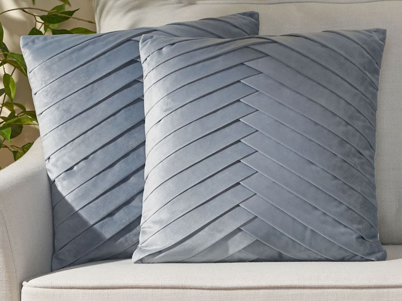 Wally Modern Square Fabric Throw Pillow