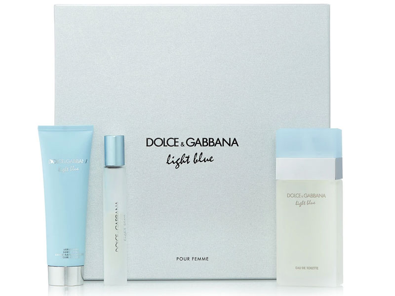 Dolce And Gabbana Light Blue Set For Women By D&G