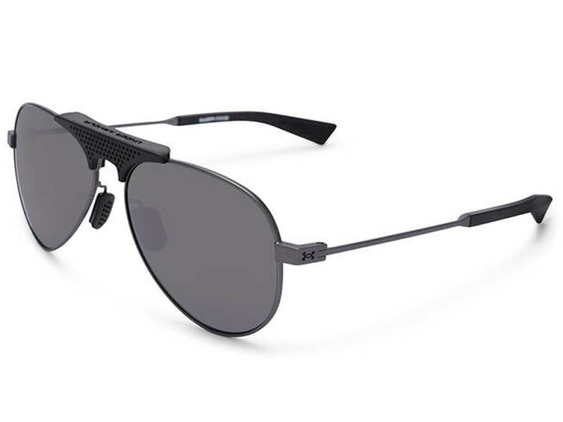 Under Armour Getaway Storm Sunglasses with Satin Gunmetal Frame For Men & Women