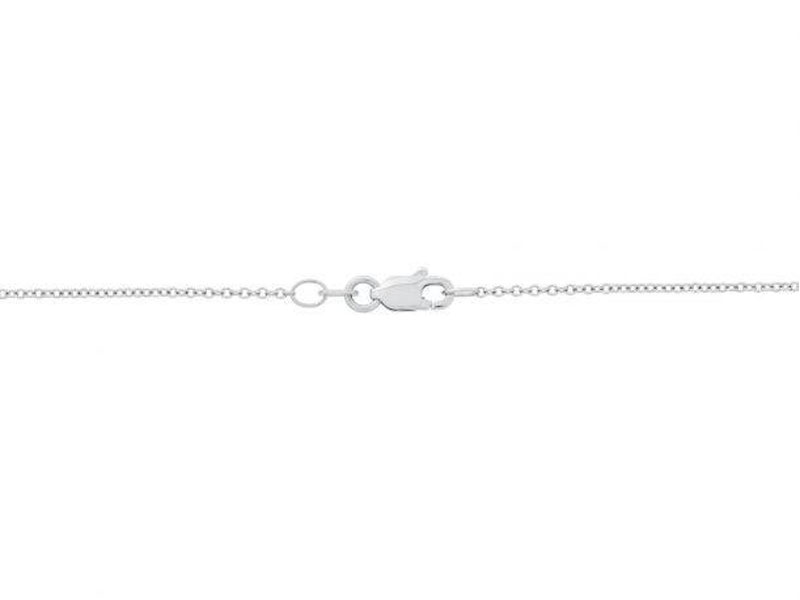 Reeds Women's White Gold and Diamond Heart Necklace 1/4ctw