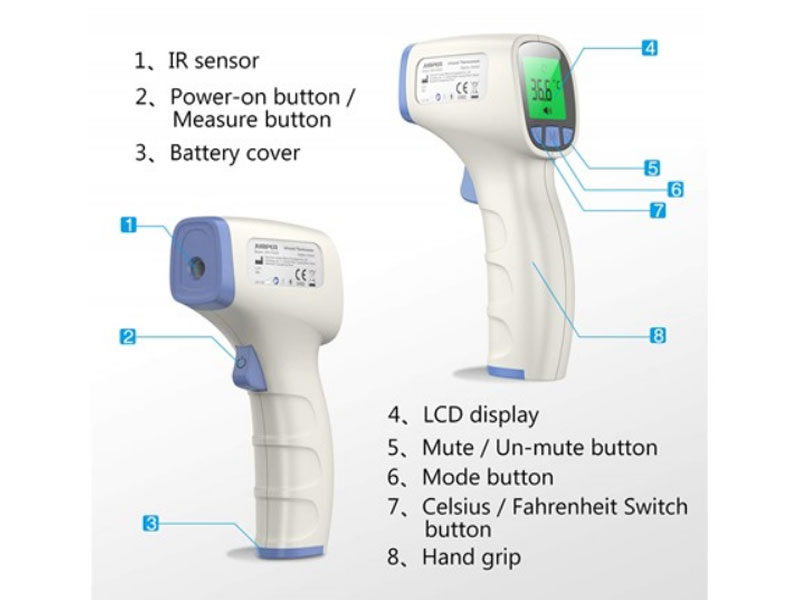 Jumper Medical Forehead Thermometer