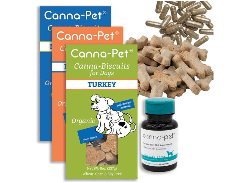 Canna-Pet Advanced Large 60 Count Capsules & One Box Of Advanced Biscuits