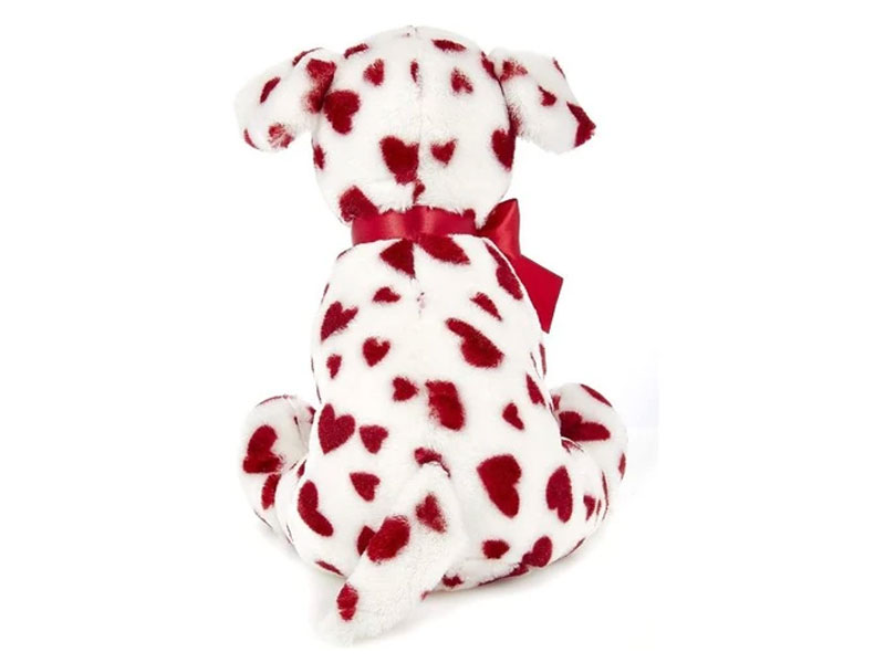 Romantic Rover Plush Stuffed Animal Puppy Dog With Hearts