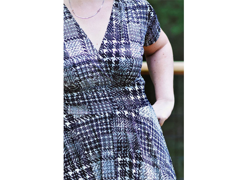 Women's Margaret Dress Digital Plaid