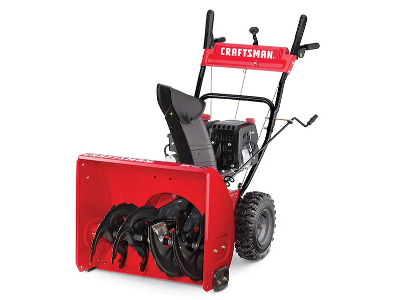 Craftsman SB410 24-in 208-cc Two-Stage Self-Propelled Gas Snow Blower With Push