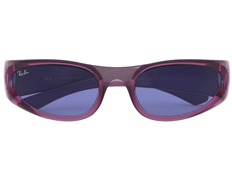 Ray-Ban Sunglasses Transparent Violet For Men & Women