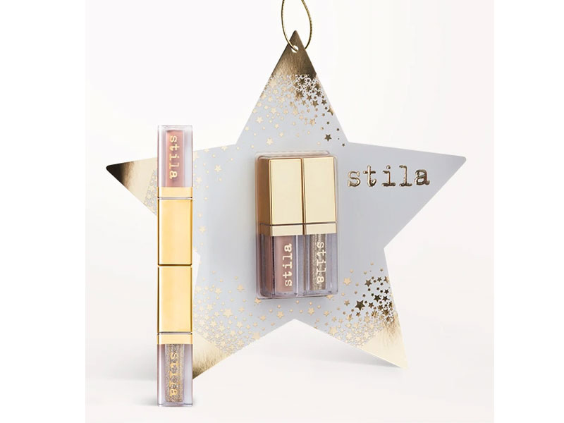 Stila Double Dip Suede Shade And Glitter & Glow Liquid Eye Shadows Star Ornament