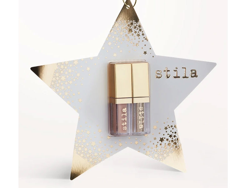 Stila Double Dip Suede Shade And Glitter & Glow Liquid Eye Shadows Star Ornament