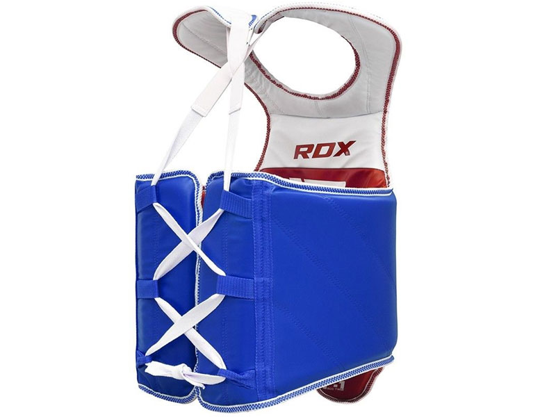RDX T1 CE Certified Taekwondo Body Protector Padded Chest Guard Red