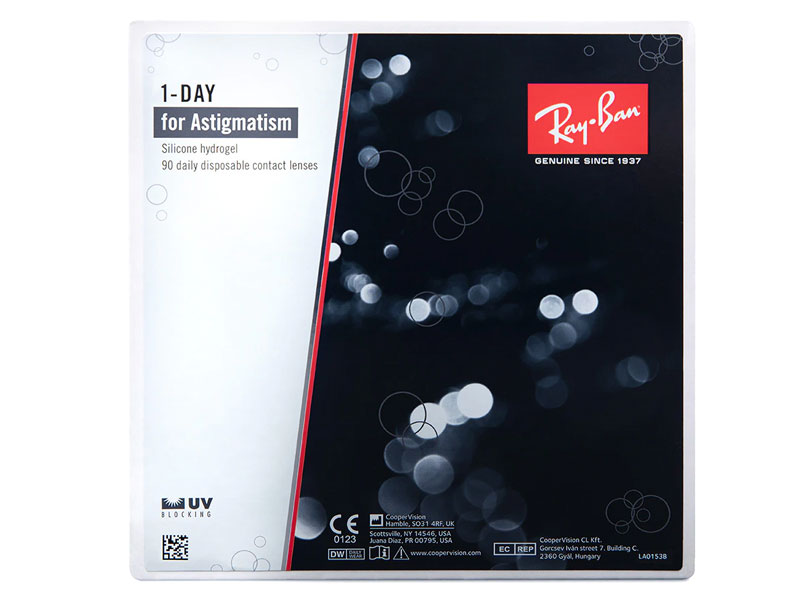 Ray-Ban 1-Day Toric 90 Pack Contact Lens