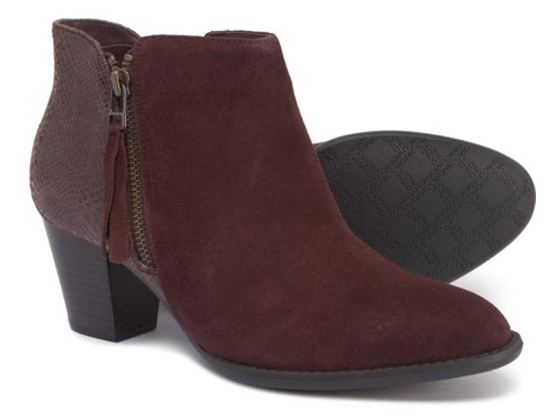 Vionic 322 Anne Ankle Boots Suede For Women