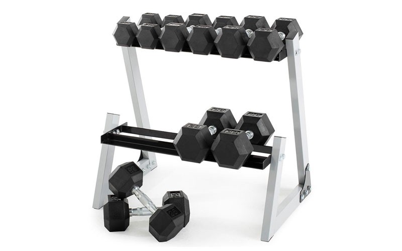 Weider 200lb. Dumbbell Kit with Rack