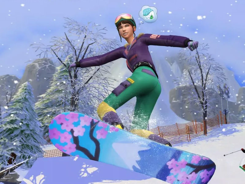 Buy The Sims 4 Snowy Escape DLC Origin CD Key