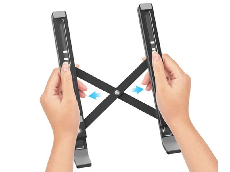 Aduro U-Rise Steel Laptop Computer Foldable Aluminum Desktop Stand