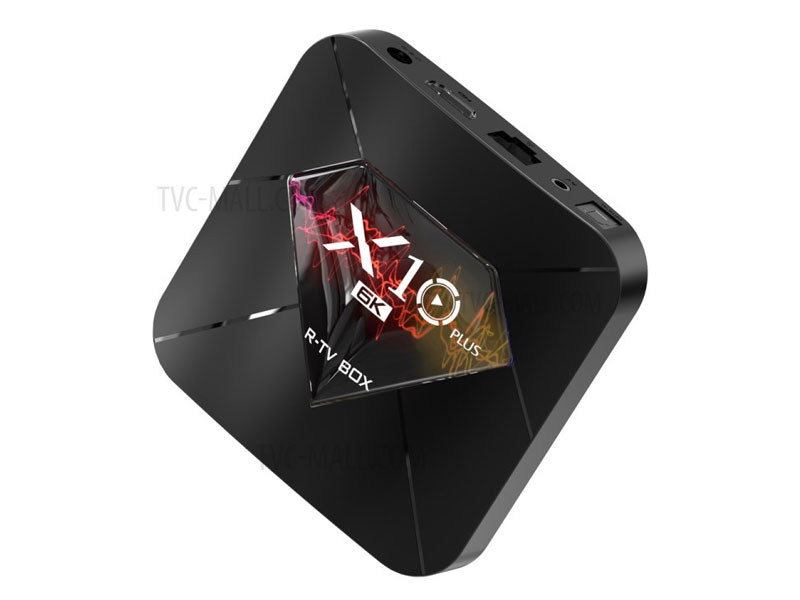 R-TV Box X10 Plus TV Box Allwinner H6 WiFi 6K Android 9.0 Media Player