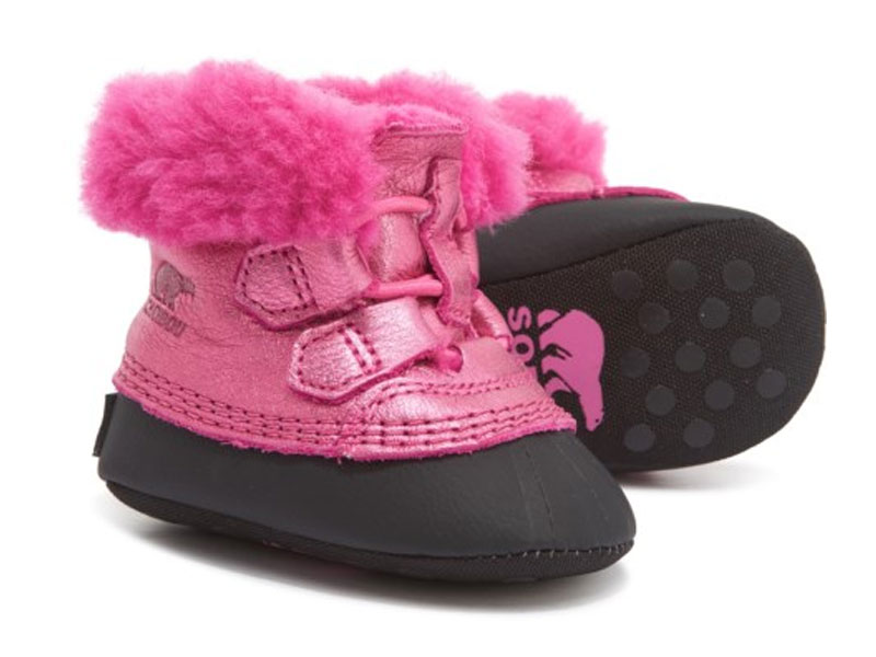 Sorel Metallic Caribootie Boots Leather For Infant Girls