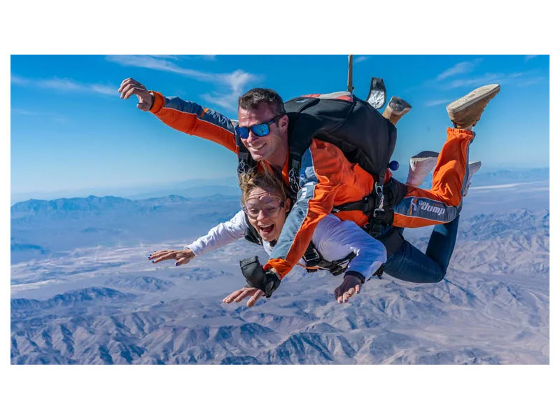 Las Vegas Tandem Skydive Tour Package Free Shuttle Included