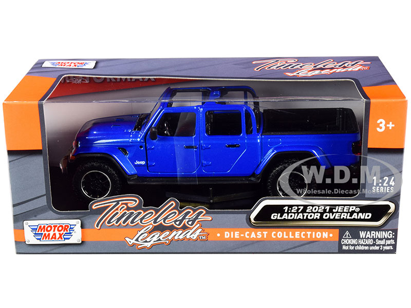 2021 Jeep Gladiator Overland Pickup Truck Diecast Model Car By Motormax