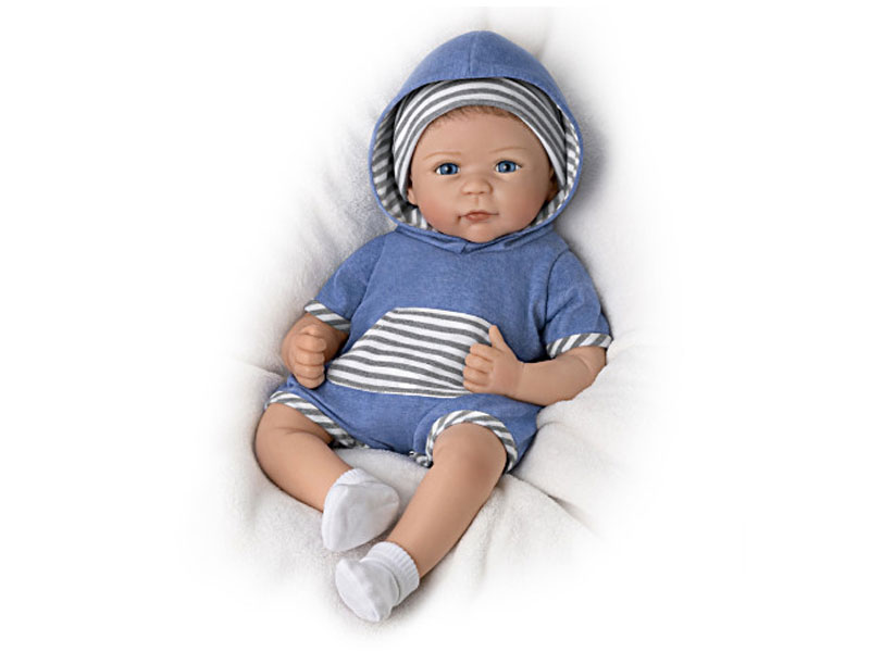 Linda Murray Caleb Lifelike Silicone Baby Boy Doll