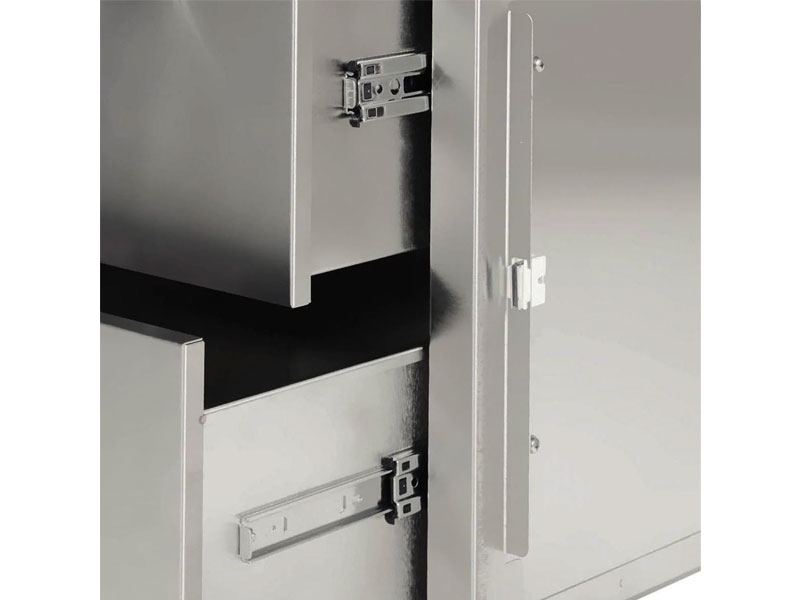 BBQGuys Signature Series 36-Inch Stainless Steel Access Door & Double Drawer