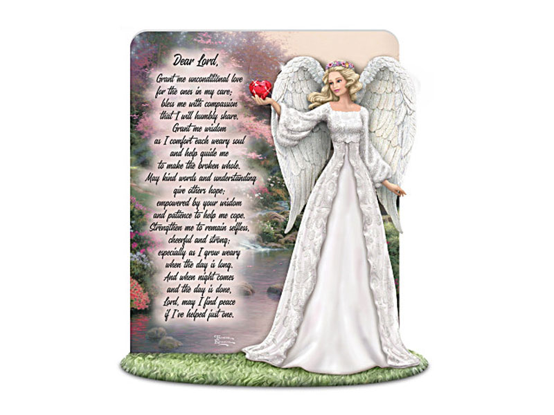 Angel Honors Caregivers With Thomas Kinkade Art And Prayer