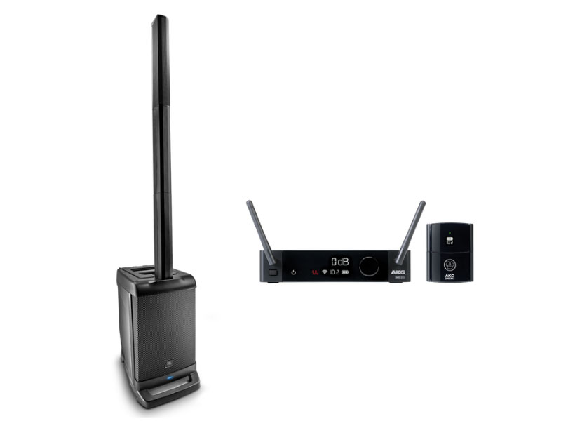 JBL EON One Akg DMS300 Instrument Set Bundle