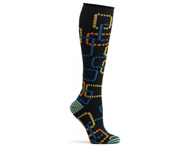 Ozone Retro Gaming Knee High Sock For Women