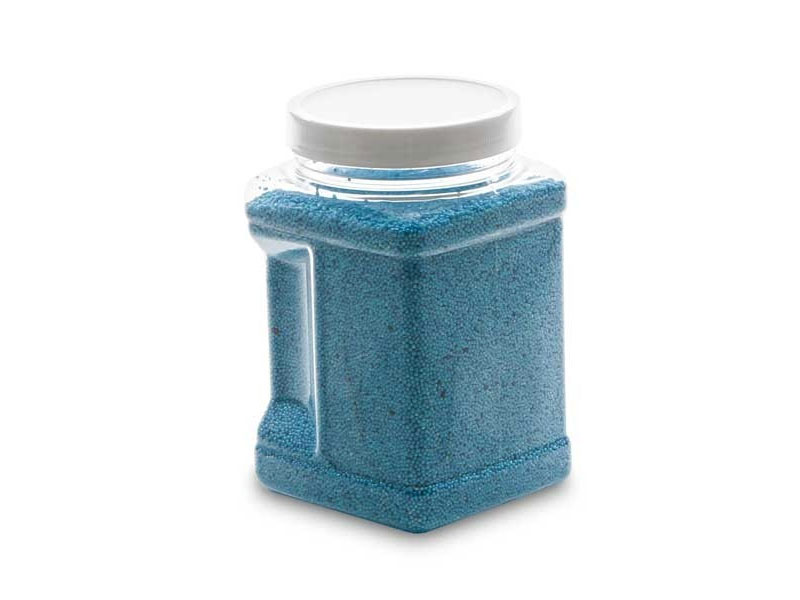 Candy Sprinkle Beads Blue Shimmer