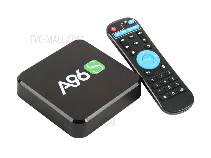 A96S Quad Core Amlogic S905X 4K Android 6.0 KODI 16.1 TV Box 2.4G WiFi HDMI Play