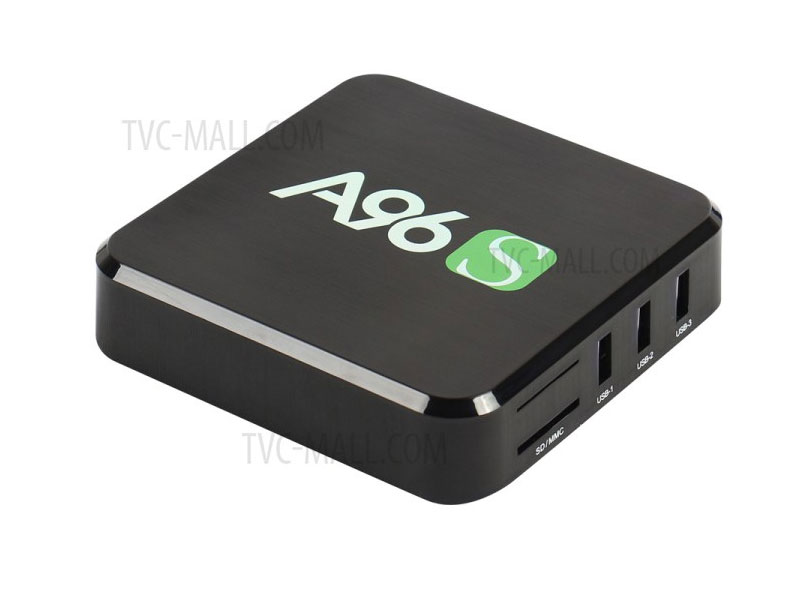 A96S Quad Core Amlogic S905X 4K Android 6.0 KODI 16.1 TV Box 2.4G WiFi HDMI Play