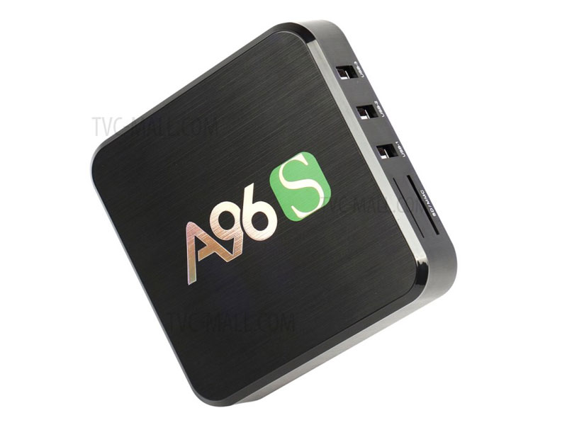 A96S Quad Core Amlogic S905X 4K Android 6.0 KODI 16.1 TV Box 2.4G WiFi HDMI Play