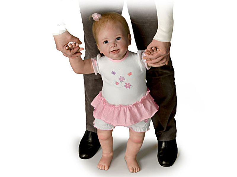 Isabella's First Steps Interactive Walking Baby Doll