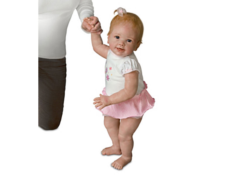 Isabella's First Steps Interactive Walking Baby Doll