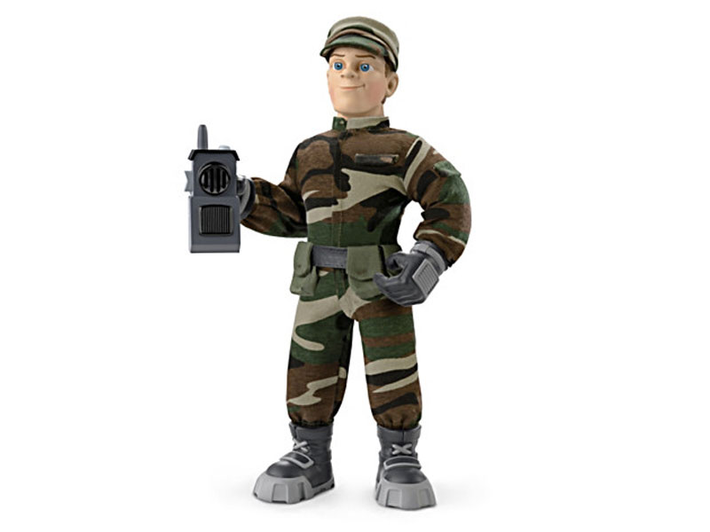 Military Max Poseable Plush Action Figure For Kids