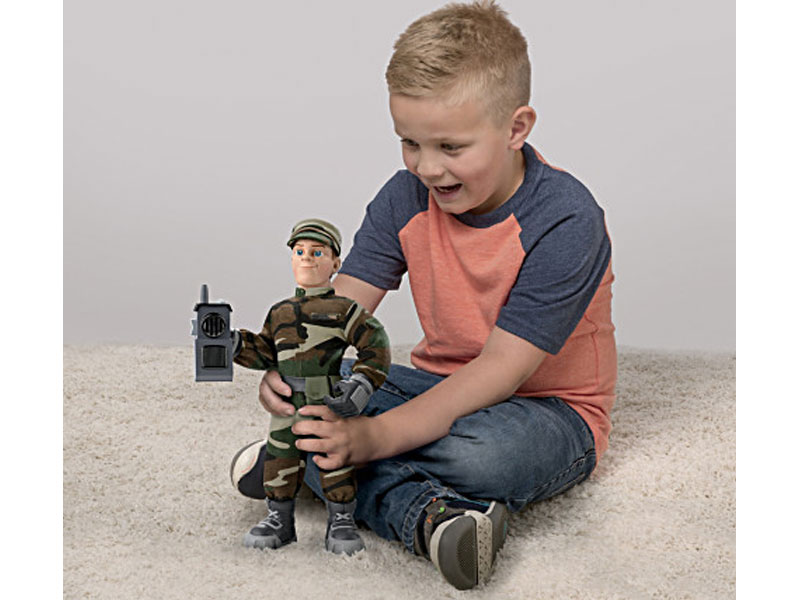 Military Max Poseable Plush Action Figure For Kids