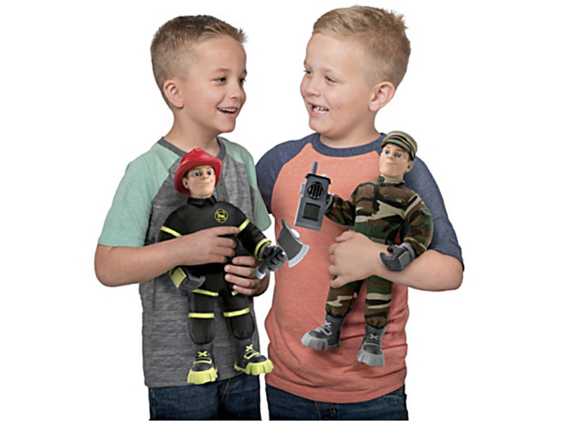 Military Max Poseable Plush Action Figure For Kids