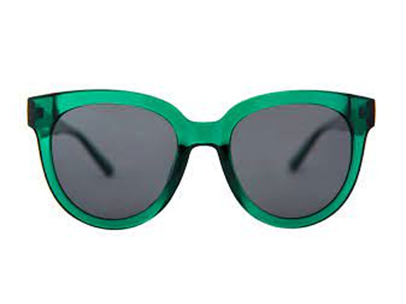 Stephanie Cat Eye Green Sunglasses For Women