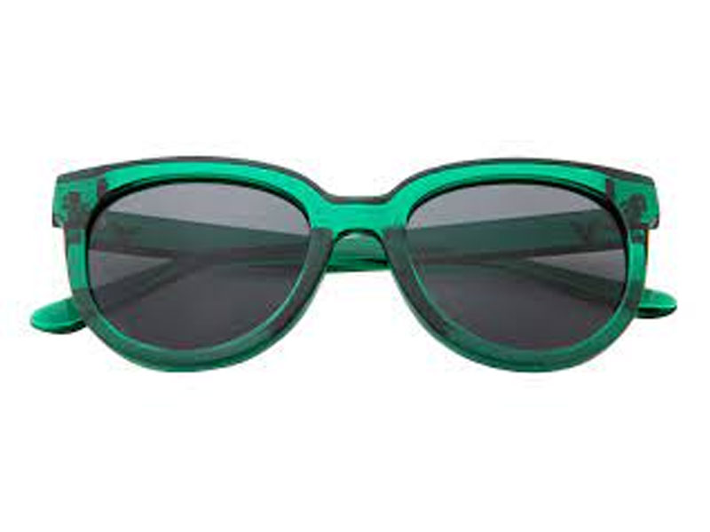 Stephanie Cat Eye Green Sunglasses For Women