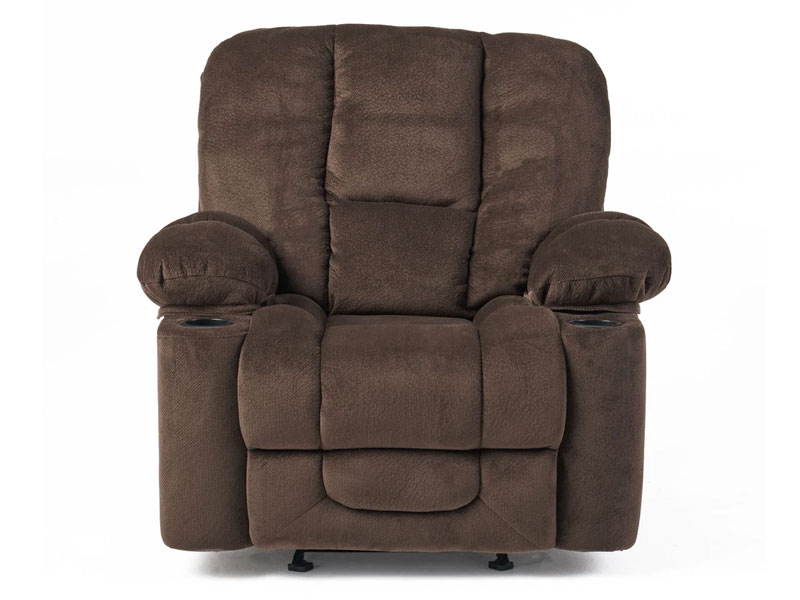 Raymond Fabric Glider Recliner Club Chair