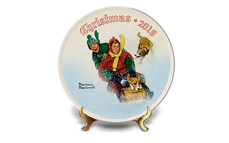  Rockwell Christmas Annual Porcelain Plate Collection