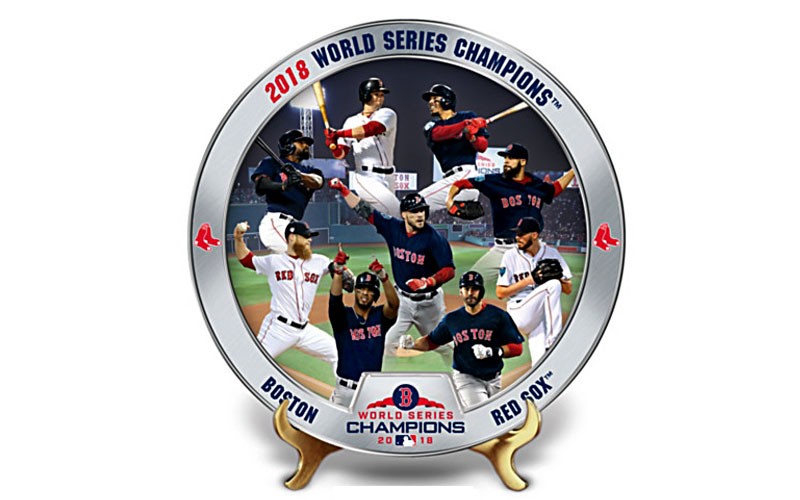 Boston Red Sox 2018 World Series Commemorative Plate