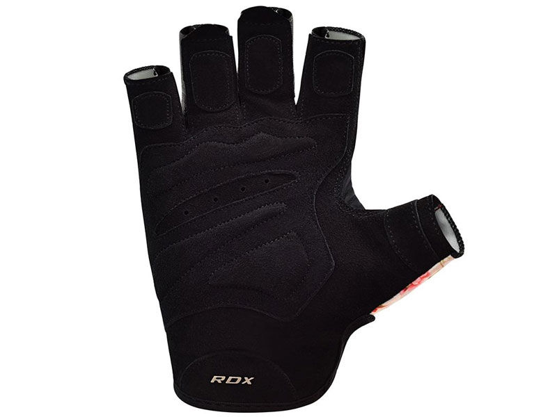 RDX F23 Ladies Floral Half Finger Weightlifting Gym Gloves