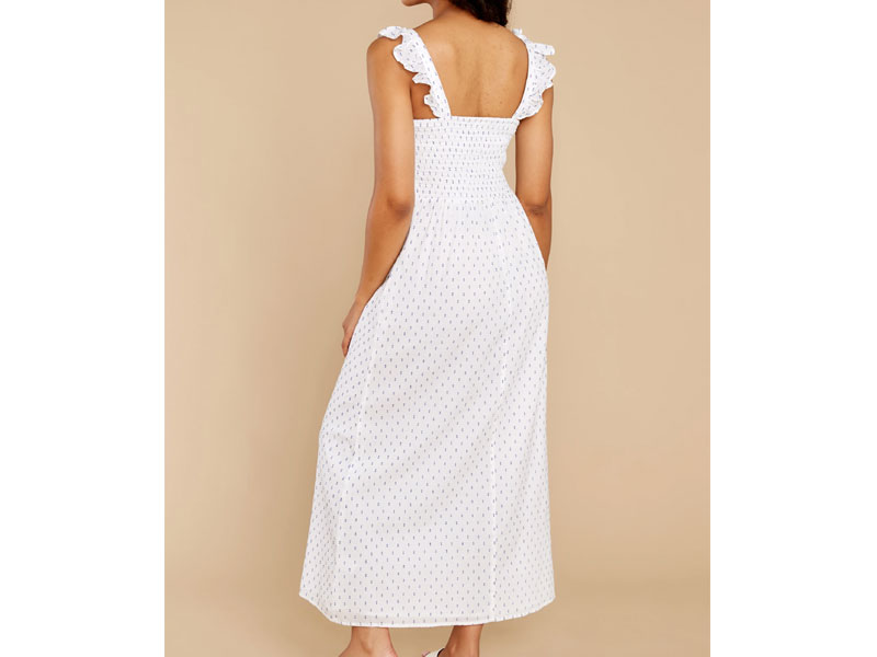 Women's Something To Cherish White Multi Maxi Dress