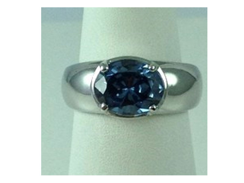 Dr190 Oval Sapphire Ring For Men And Women