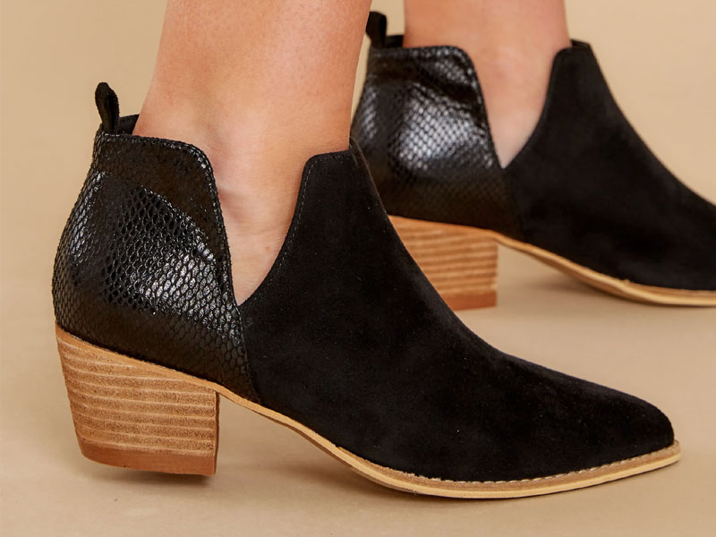 Women's Walking By Black Ankle Booties