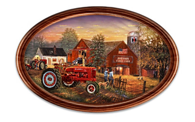 Family Tradition Farmall Personalized Masterpiece Plate