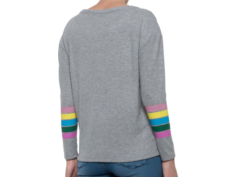 Chaser Love Knit Shirt Long Sleeve For Women