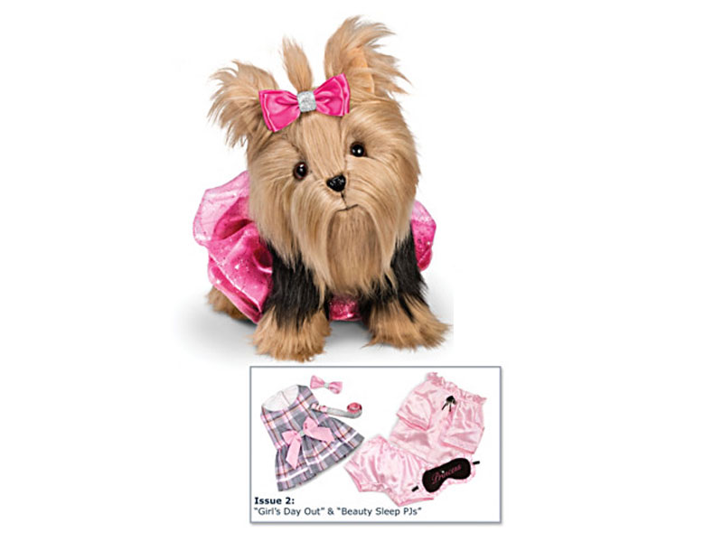 Hold That Pose Plush Yorkie & Accessory Collection